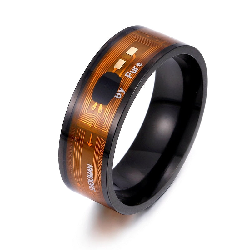 NFC Rings Mobile Phone Smart Ring Stainless Steel Ring Wireless Radio  Frequency Communication Water Resistance Jewelry 2022 Fashion Eternity Rings  Gift for Lover Mens Wedding Bands Ring : Amazon.co.uk: Fashion